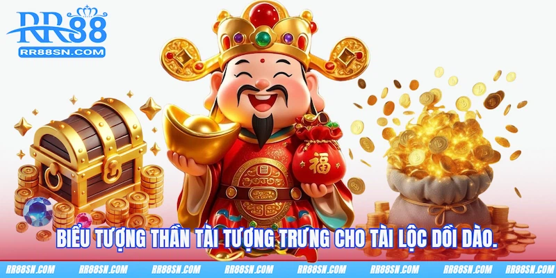 Biểu tượng Thần Tài tượng trưng cho tài lộc dồi dào.